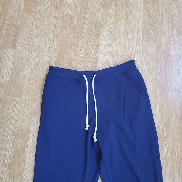 Something Navy Fleece Sweatpants size Small in Blue - Picture 2 of 10